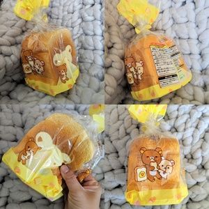 SOLD SANRIO RILAKKUMA TOAST BREAD SQUISHY JAPAN